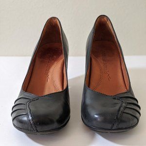 Gentle Souls Black/Grey Heels